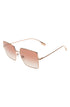 Burberry Women Sunglasses Light Gold Gradient Brown Square BE3133-110913